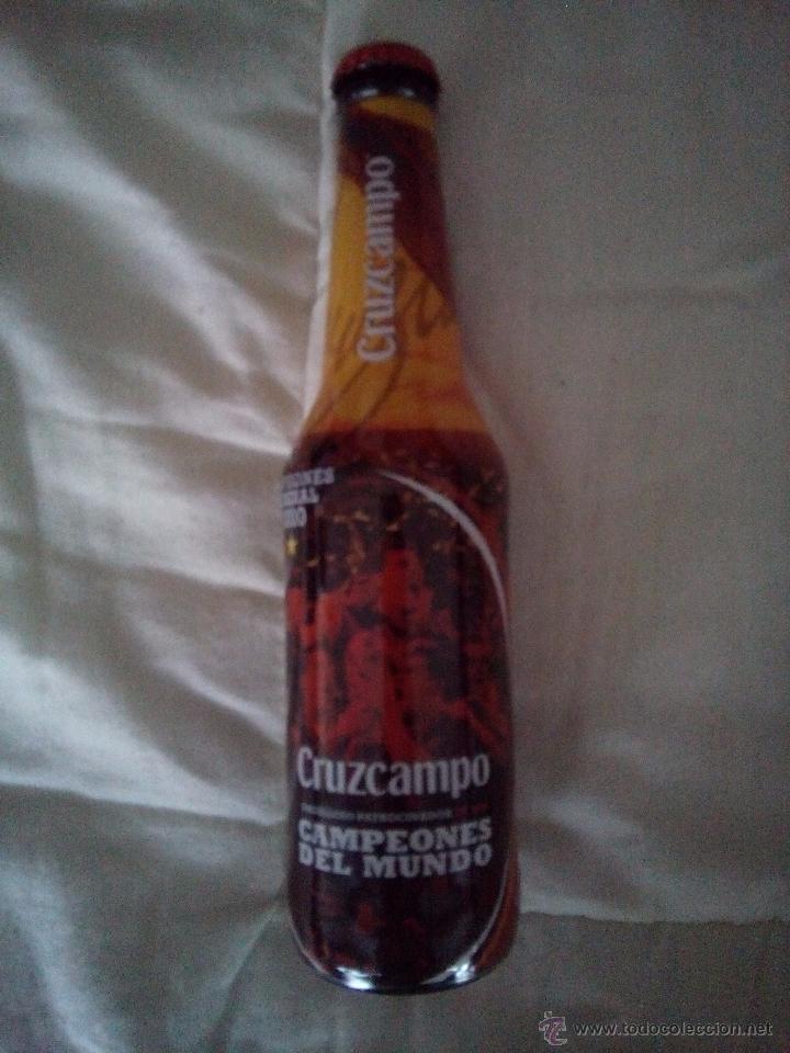 Coleccionismo de cervezas: BOTELLIN CERVEZA CRUZCAMPO SELECCI&Oacute;N ESPA&Ntilde;OLA FUTBOL