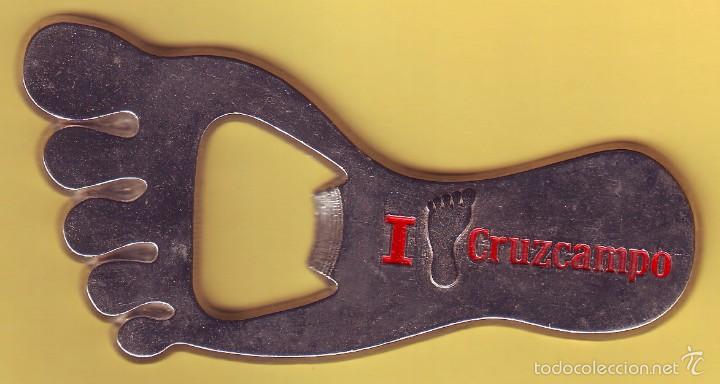 Coleccionismo de cervezas: ABRIDOR DE CERVEZA CRUZCAMPO