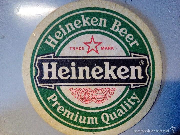 Coleccionismo de cervezas: POSAVASOS CERVEZA HEINEKEN