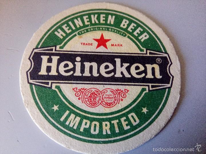Coleccionismo de cervezas: POSAVASOS CERVEZA HEINEKEN