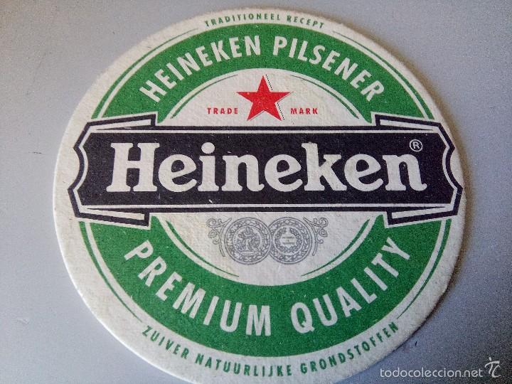 Coleccionismo de cervezas: POSAVASOS CERVEZA HEINEKEN
