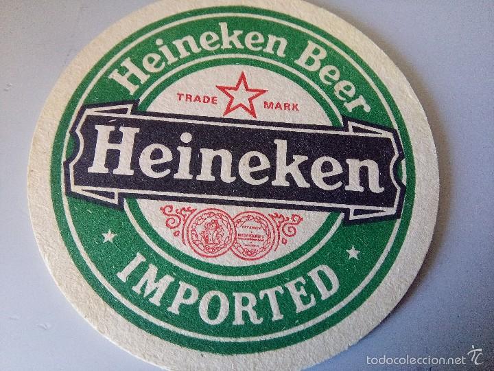 Coleccionismo de cervezas: POSAVASOS CERVEZA HEINEKEN
