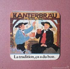 Coleccionismo de cervezas: POSAVASOS GOLD DE KANTERBRÄU. ALSACIA.. Lote 56260886