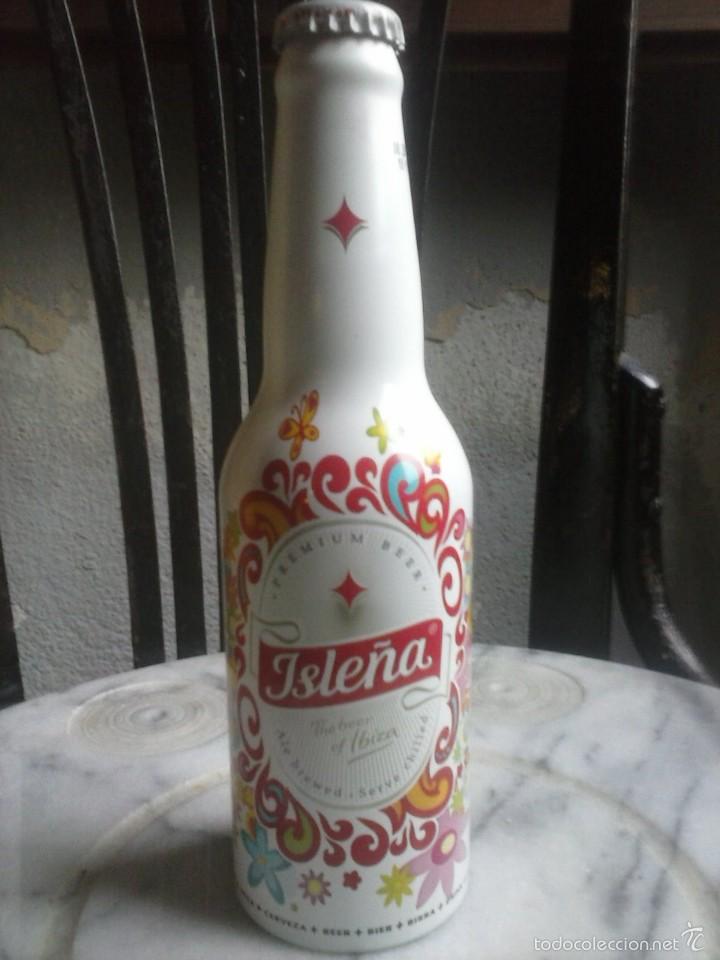 Coleccionismo de cervezas: CERVEZA ISLE&Ntilde;A LLENA . - Foto 1