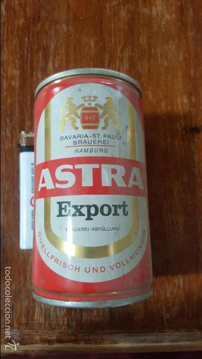 Colecionismo de cervejas: LATA CERVEZA ASTRA