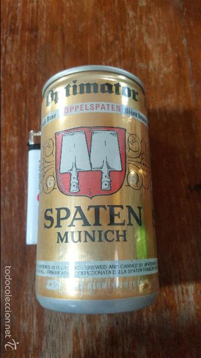 Colecionismo de cervejas: Lata Cerveza - Alemania SPATENGOLD SPATEN MUNCHEN (33cl) 1987