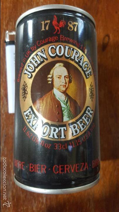 Colecionismo de cervejas: LATA CERVEZA JOHN COURAGE - ANTIGUA - REINO UNIDO