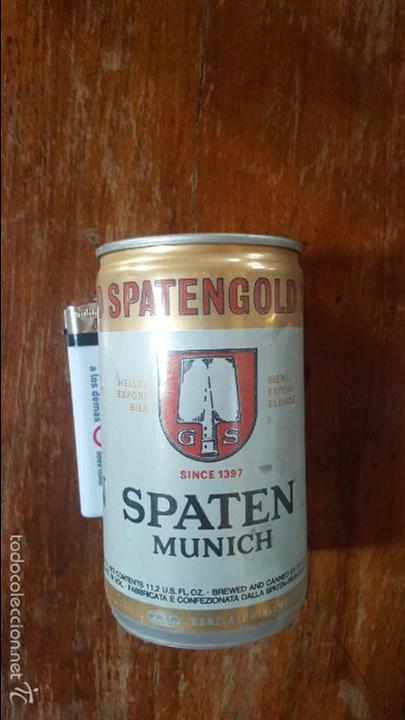 Colecionismo de cervejas: LATA CERVEZA - ALEMANIA SPATENGOLD SPATEN MUNCHEN  1987