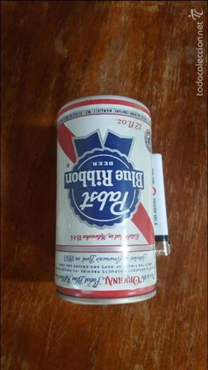 Coleccionismo de cervezas: LATA PABST BLUE RIBBON - Foto 1