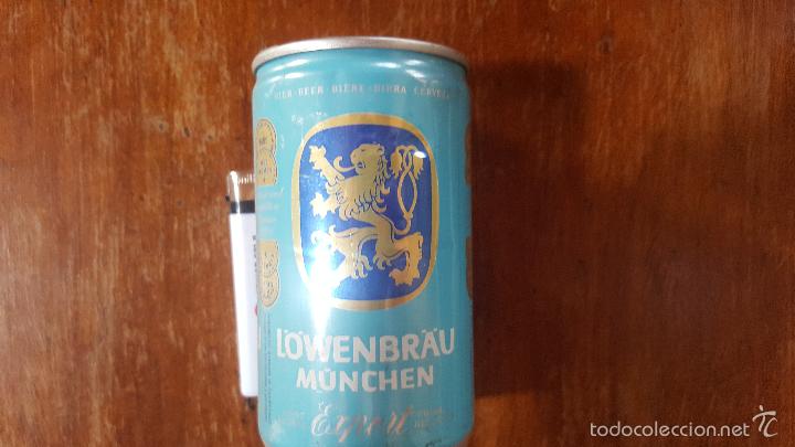 Colecionismo de cervejas: LATA CERVEZA LOWENBRAU  A&Ntilde;OS 80 , ALEMANIA