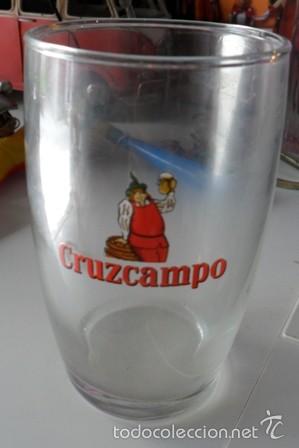 Coleccionismo de cervezas: Vaso de cerveza Cruzcampo