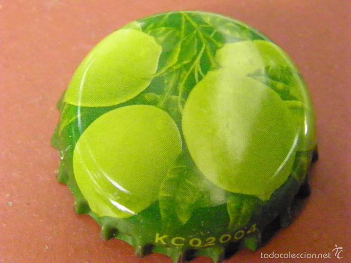 Coleccionismo de cervezas: TAP&Oacute;N CORONA BOTTLE CAP BEER CHAPA CERVEZA DAMM LEMON (1). FAB, CHAPA U.---LOTE N. 858----CARMANJO