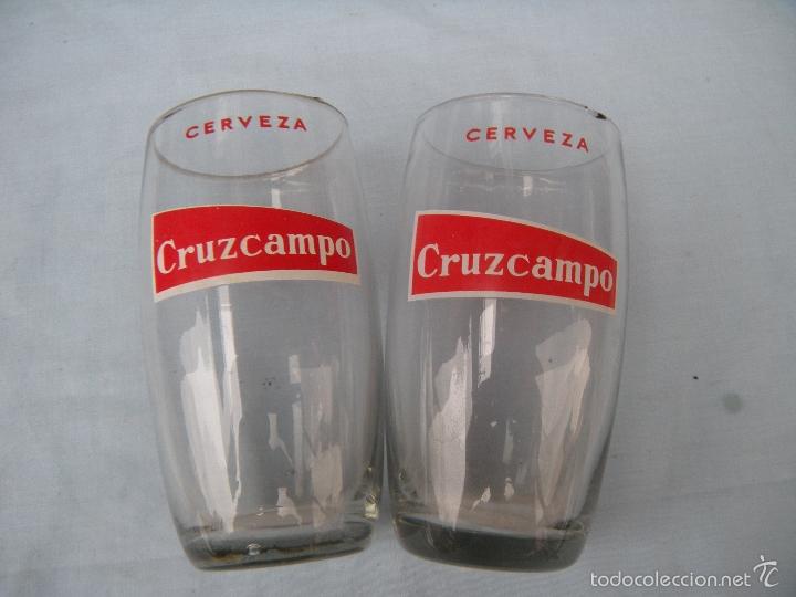 Coleccionismo de cervezas: VASO DE CERVEZA CRUZCAMPO