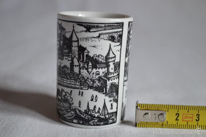 Coleccionismo de cervezas: Vaso cerveza porcelana alemana. romanjuguetesymas.