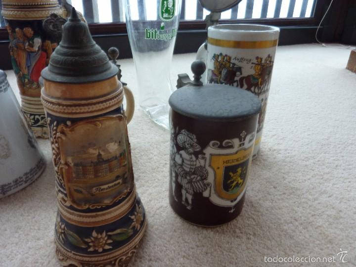Coleccionismo de cervezas: LOTE DE 8 JARRAS DE CERVEZA. - Foto 3