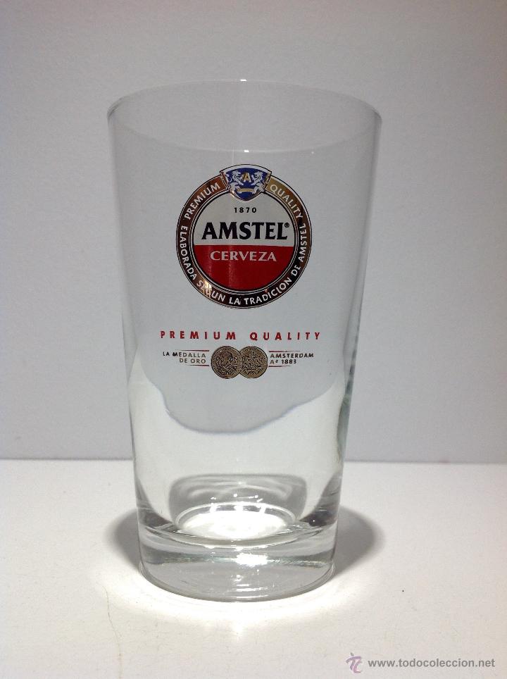 Coleccionismo de cervezas: Vaso aguila amstel - Foto 1