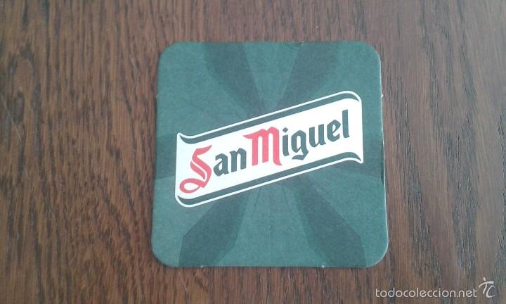 Coleccionismo de cervezas: posavasos de cerveza San Miguel