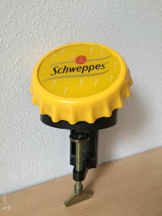 Coleccionismo de cervezas: ABREBOTELLAS DE BAR T&Oacute;NICA  SCHWEPPES - Foto 1