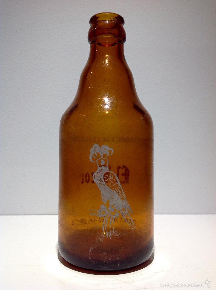 Coleccionismo de cervezas: ANTIGUA BOTELLA DE CERVEZA CERVEZAS AZOR - Foto 3