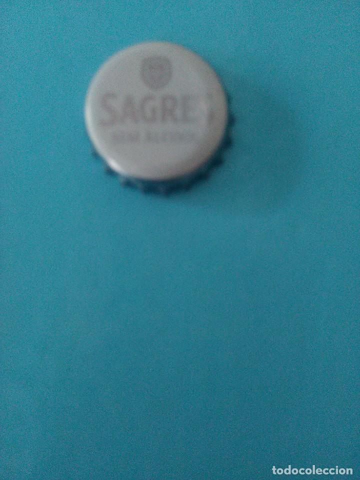 Collezionismo di birre: Chapa cerveja Sagres sim &aacute;lcool.Portugal