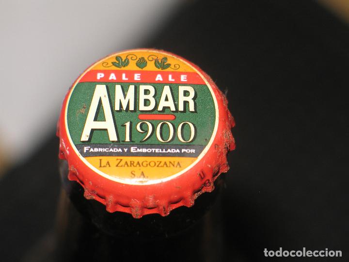 Coleccionismo de cervezas: BOTELLA AMBAR 1900 - Foto 2