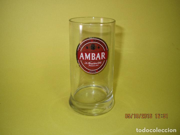 Antiguo Vaso Cana De Cerveza Ambar 2 Especial Comprar Coleccionismo De Cervezas En Todocoleccion