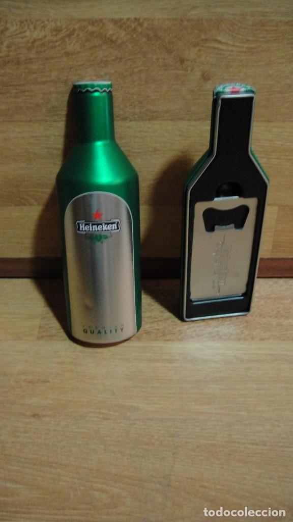 Coleccionismo de cervezas: abrebotellas de la cerveza heineken experience