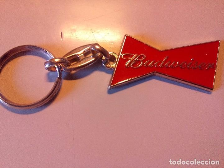LLAVERO CERVEZA BUDWEISER