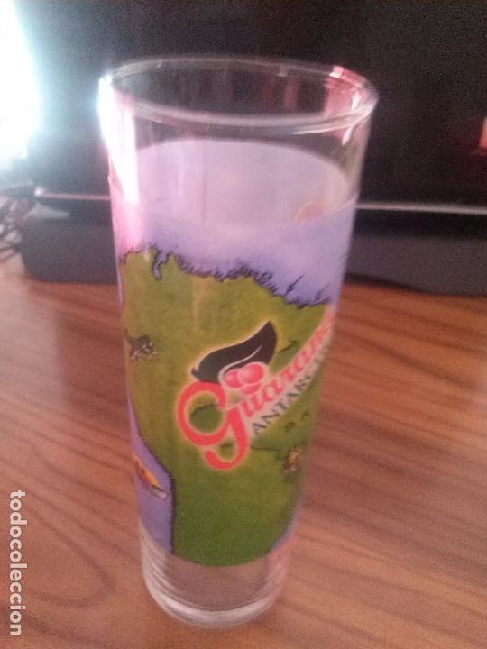 Collectionnisme de bi&egrave;res: VASO DE CRISTAL DE GUARAN&Aacute;. ANTARCTICA. VASO DE TUBO. RARO. BUEN ESTADO