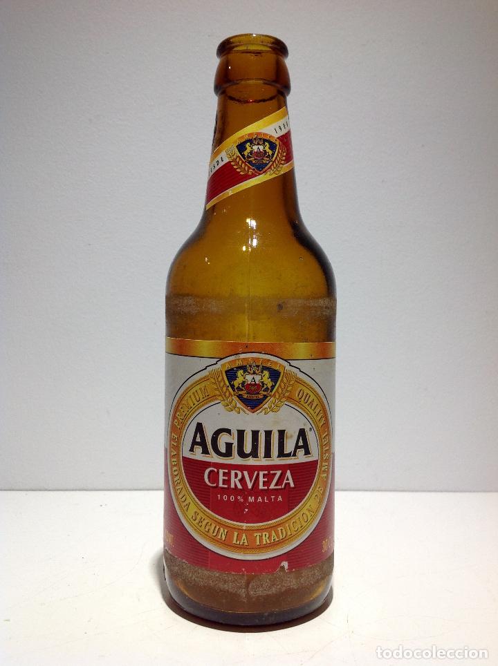 Coleccionismo de cervezas: BOTELLA DE CERVEZA AGUILA , ETIQUETA DE PAPEL, A&Ntilde;O 1996
