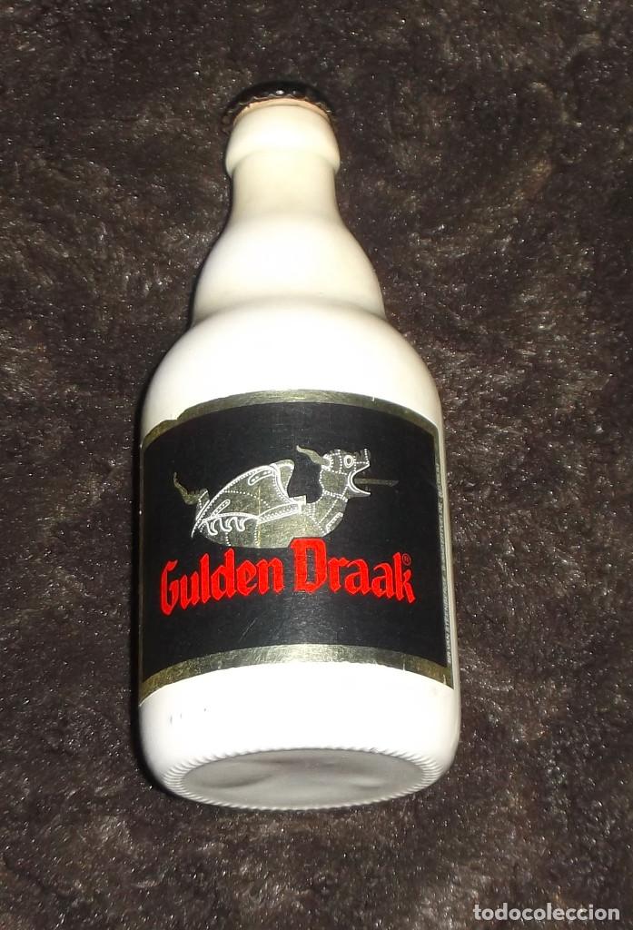 Colecionismo de cervejas: botella cerveza Gulden Draak