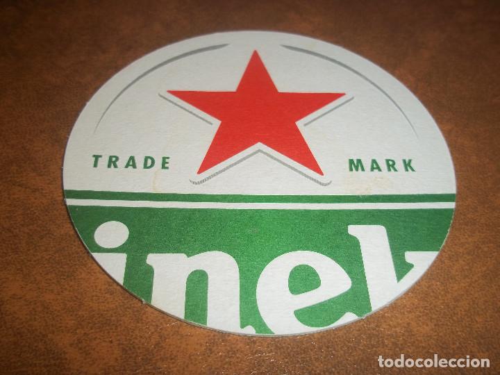 Coleccionismo de cervezas: POSAVAOSO CERVEZA HEINEKEN ENJOY RESPONSIBLY TRASERA DIFERENTE NUEVO SIN USAR ESPECIAL COLECCIONISTA