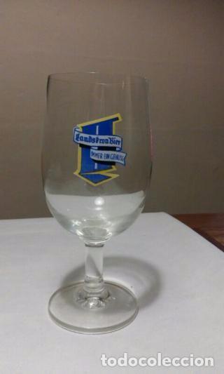 Coleccionismo de cervezas: Copa Vaso de Cerveza Lanstron Bier - Foto 1