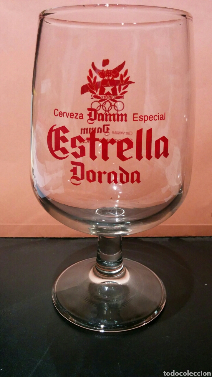 Coleccionismo de cervezas: Copa Estrella Dorada Damm - Foto 1