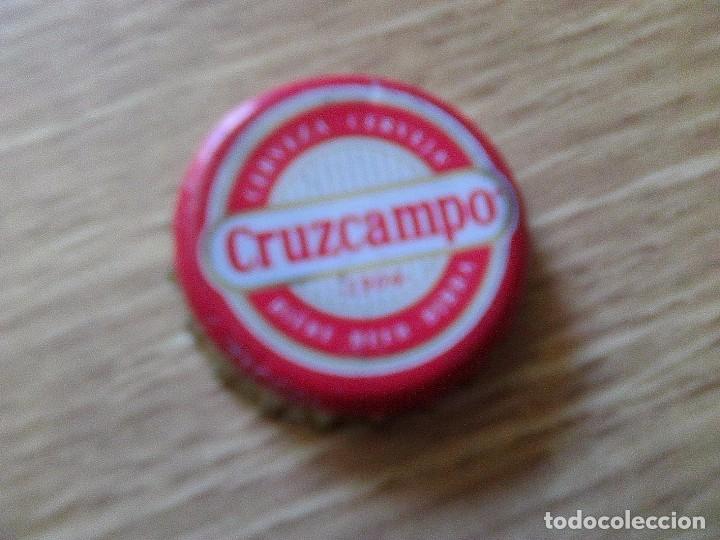 Coleccionismo de cervezas: Chapa cruzcampo - vintage cruz campo 90&acute;s