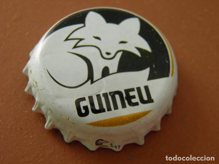 Collectable Beer: CHAPA CERVEZA CERVESA ARTESANA GUINEU (1). VALLS DE TORROELLA. BARCELONA.---LOTE N. 2072---CARMANJO