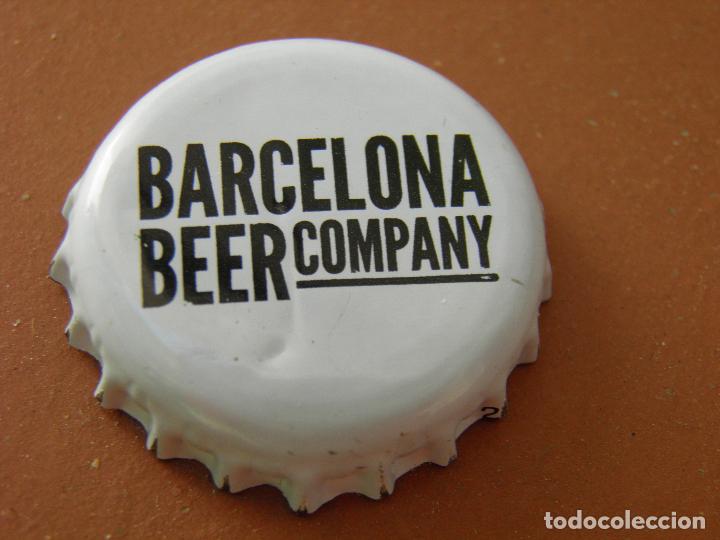 Collectable Beer: TAP&Oacute;N CORONA CHAPA CERVEZA ARTESANA BARCELONA BEER (3).FAB. CHAPA: U.----LOTE N. 1214----CARMANJO