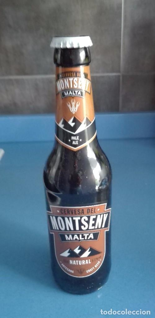 Coleccionismo de cervezas: BOTELLA VACIA CERVEZA &ndash; MONTSENY MALTA  &ndash; CON CHAPA