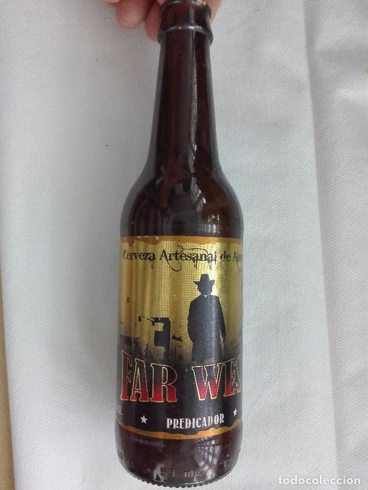 Coleccionismo de cervezas: BOTELLA CERVEZA VACIA 33Cl - FAR WEST - ALMERIA - SIN CHAPA
