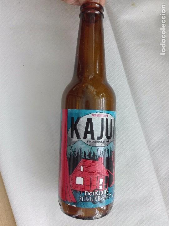 Coleccionismo de cervezas: BOTELLA CERVEZA VACIA 33Cl - KAJUN - LIERGANES CANTABRIA - SIN CHAPA