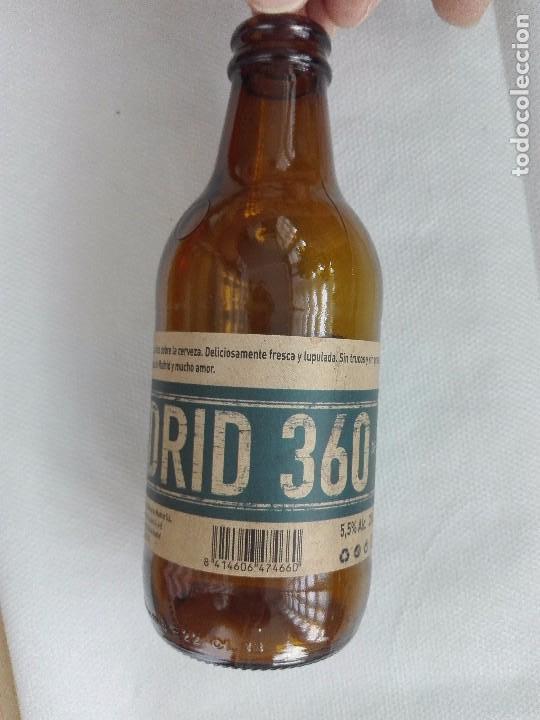 Coleccionismo de cervezas: BOTELLA CERVEZA VACIA 25Cl - LA VIRGEN / MADRID 360  -  SIN CHAPA -