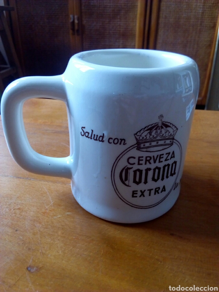 Coleccionismo de cervezas: Jarra Cerveza de Ceramica Corona. Coronita. Hecha en Mexico.