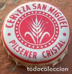 Coleccionismo de cervezas: CHAPA CERVEZA SAN MIGUEL PILSENER CRISTAL