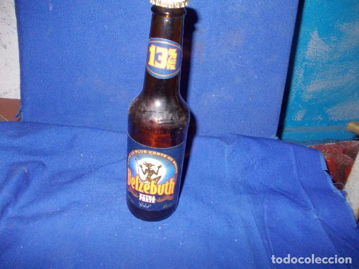 Coleccionismo de cervezas: botellin de cerveza belcebu - Foto 1