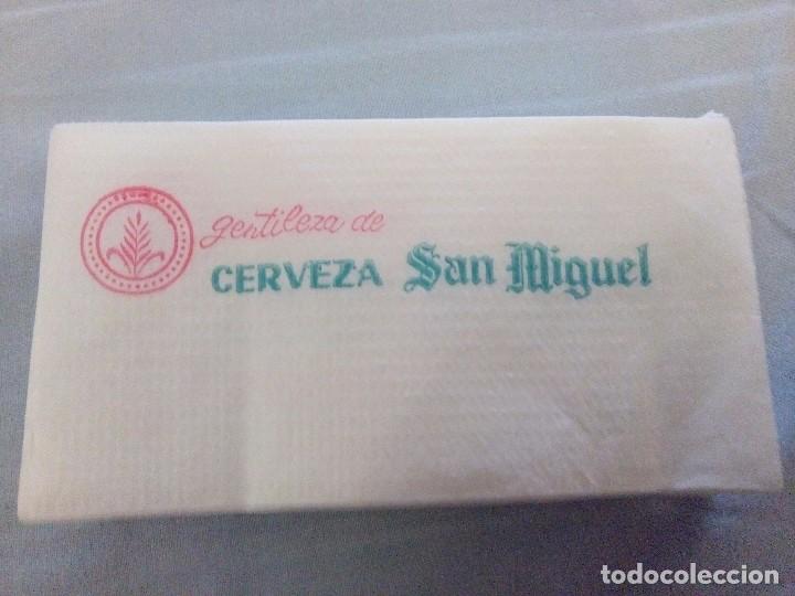 Coleccionismo de cervezas: SERVILLETAS CERVEZA SAN MIGUEL