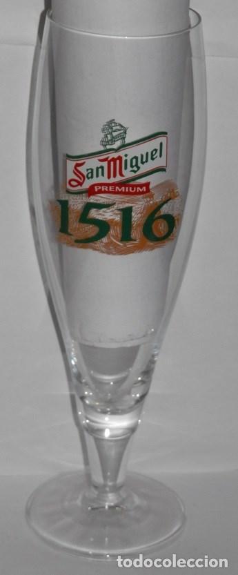 Coleccionismo de cervezas: COPA DE LA MARCA DE LA CERVEZA SAN MIGUEL  1516