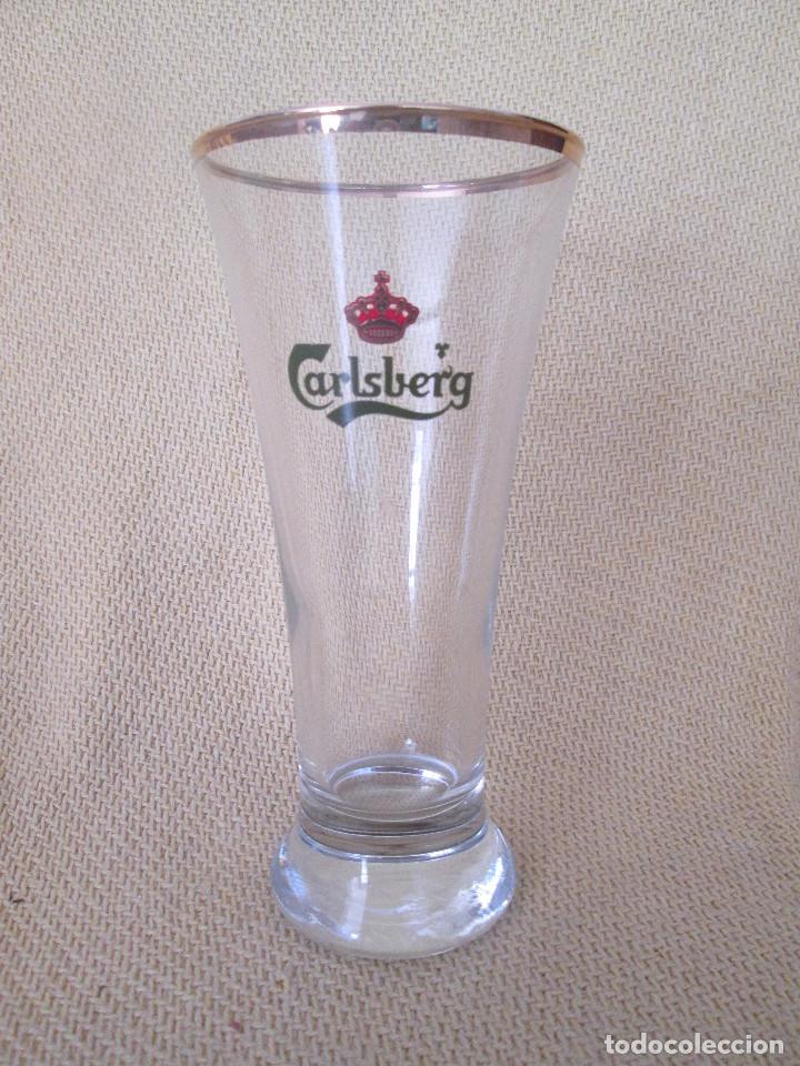 Coleccionismo de cervezas: VASO DE CERVEZA DE LA MARCA CARLSBERG - Foto 1