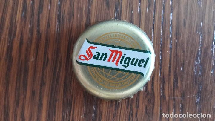 Coleccionismo de cervezas: chapa de cerveza San Miguel