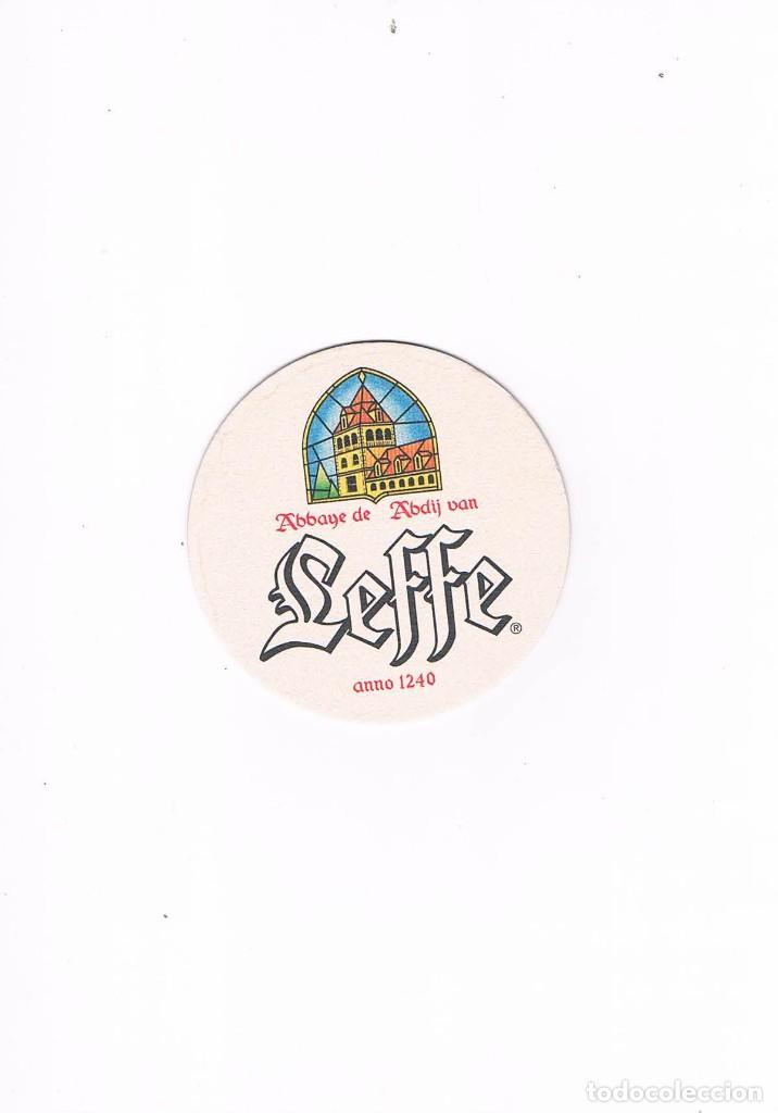 Collectionnisme de bi&egrave;res: POSAVASOS ANTIGUO CERVEZA BEER LEFFE ABBAYE DE ABDIJ VAN b
