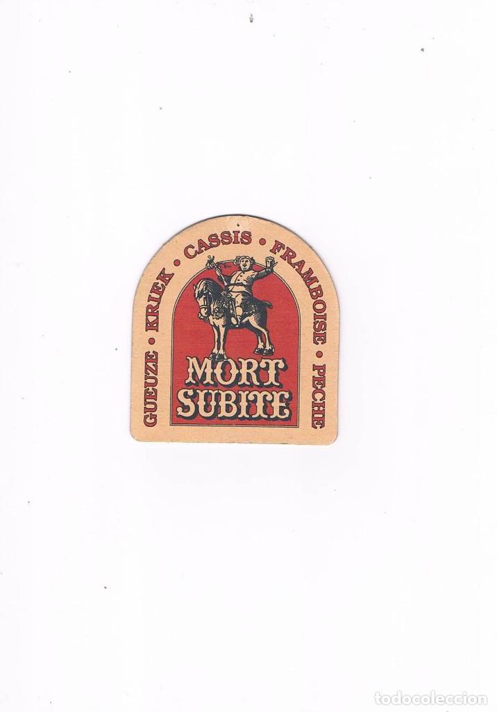 Collectionnisme de bi&egrave;res: POSAVASOS ANTIGUO CERVEZA BEER MORT SUBITE